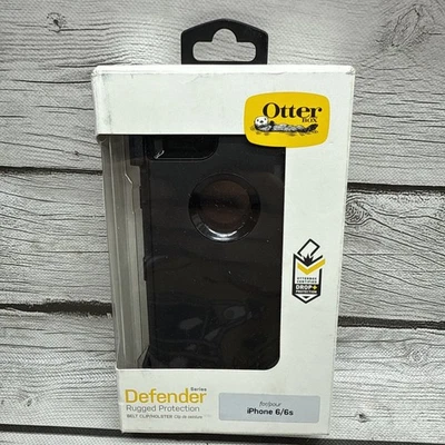 OtterBox Defender Case BLACK for iPhone 6 6s Retail Pack 77-52236 - Image 1 of 4