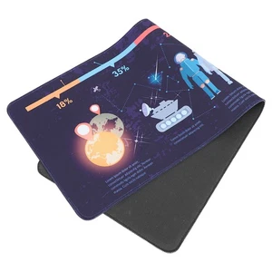 Tampon De Souris Space Planet Enfant Clavier D'ordinateur Tapis Spatial - Zdjęcie 1 z 12