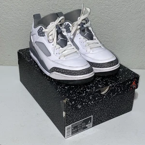 Nike Air Jordan IV Spizike Low White Cool Grey Anthracite Mens Size 9 FQ1759-102 - Picture 1 of 16