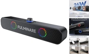 Bluetooth Speaker with 26W HD Sound, Portable Speaker Up to 30H Playtime, - Photo 1 sur 8
