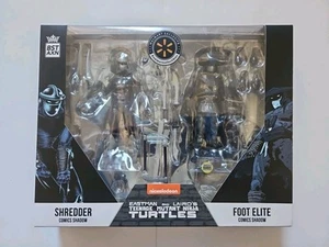 TMNT Pie Triturador Elite Cómics Sombra Paquete de 2 Temas Leales BST AXN Exclusivo - Imagen 1 de 7