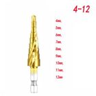 Premium Coated HSS Spiral Grooved Drill Bit 4 12mm to 4 32mm Range