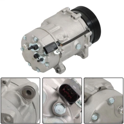 LABLT A/C Compressor w/Clutch For 2001-2004 Volkswagen Jetta Golf Beetle - Image 1 of 4