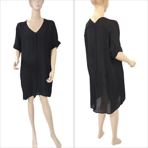 Elk Women's Shift Dress Kaftan Black Size Small Pre Owned EUC - Picture 1 of 14