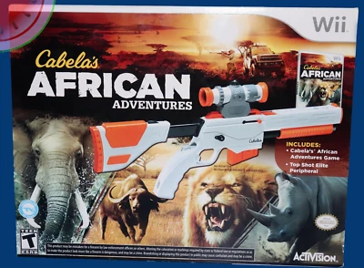 NEW Sealed Nintendo Wii Game CABELA'S AFRICAN ADVENTURES Bundle by ACTIVISION - Image 1 of 4