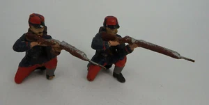 Elastolin 2 Französische Soldaten ACHTUNG Serie 13 cm um/ab 1914 (88375) - Picture 1 of 10