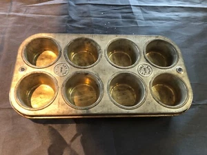 Vintage Ekco Mini Muffin Cupcake Tin Baking Pan #080 #3003 - Picture 1 of 3