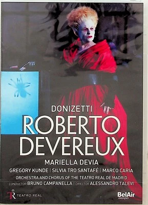 Donizetti: Roberto Devereux DVD 2016 -NEW -Bruno Campanella (Mariella Devia)  - Image 1 of 2