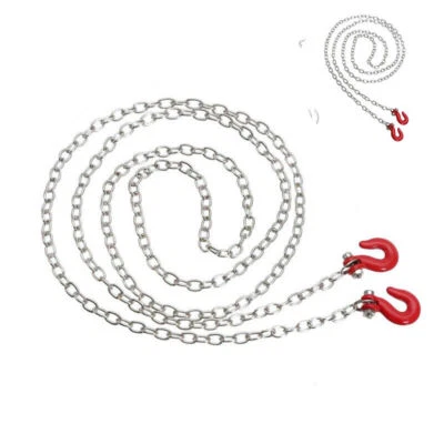 Chain W/ Trailer Truggy Accessories Tow Hook For RC Car Truck 1:10 RC Crawler - Image 1 of 4