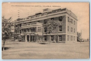 1949 Columbus Nebraska Artvue Vintage Postcard Good Samaritan Hospital Building - Picture 1 of 2