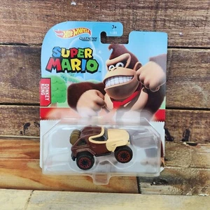 Hot Wheels-Super Mario-Nintendo-Character Car Donkey Kong-DieCast Vehicle New - Picture 1 of 8