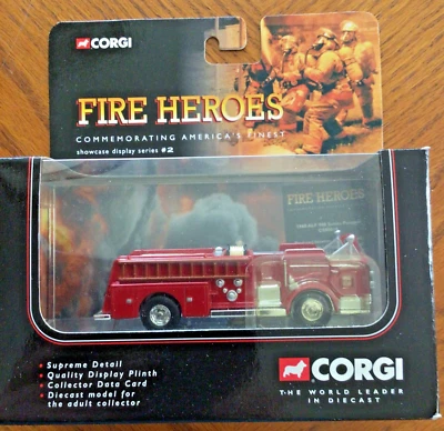 Corgi 1960 ALF 900 Ser Pumper Fire Heroes Showcase Collect. Bethpage FD  #90010 - Image 1 of 4