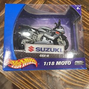 Hot Wheels GSX-R Motorcycle 1/18 Scale Model New in Box