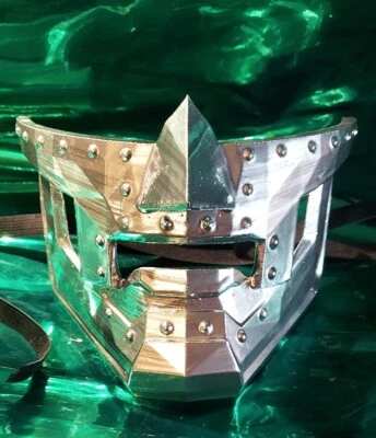 MASCARILLA DOOM AVENGERS Fantastic Four 90S color cromo plateado cosplay impresión 3d Foto 1 de 4