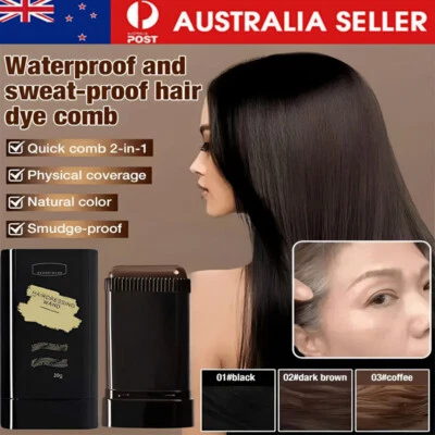 Safe and Convenient Comb Hair Dye,Waterproof and Sweat-proof Hair Dye Comb - image 1 of 4