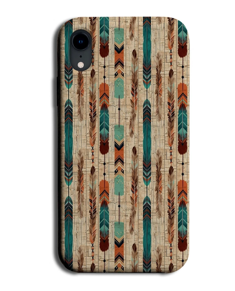 Native American Feathers Phone Case Cover Feather Style Look Design Indian DC76 — 第 1/1 张图片