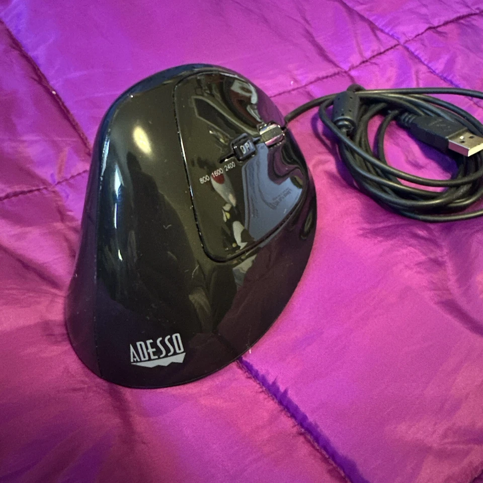 Adesso Imouse E3 Vertical Ergonomic Programmable Gaming Mouse Adjustable Weight - Image 1 of 4