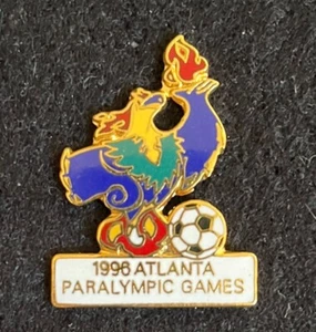 SOCCER BLAZE ATLANTA 1996 OLYMPIC GAMES PIN - 2026 MILANO-CORTINA TRADER - Picture 1 of 1