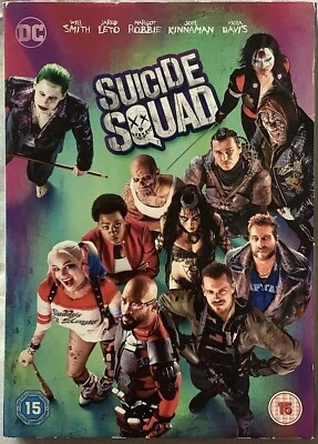 SUICIDE SQUAD - WILL SMITH, JARED LETO - REG 2 DVD WITH SLIP COVER  FREE UK POST - Image 1 of 4