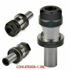 For Tomrach C3/4-ER20A 1.38L Collet Chuck Holder Metal Working-Tool Silver New