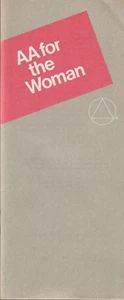 A.A. für die Frau, Anonyme Alkoholiker P-5 Heft, 38 Seiten, 1989, NEU - Bild 1 von 5
