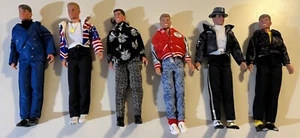 Boy Band New Kids On The Block Set of 5 + Bonus Joe, Hasbro 90s Concert Fashion - Picture 1 of 24