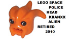 LEGO Minifigure Orange Head Modified Kranxx Space Police Alien Monster