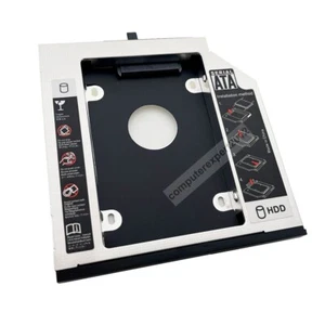 SATA 2nd HD HDD SSD Hard Drive Caddy for IBM Lenovo Thinkpad R400 R500 T420 T520 - Afbeelding 1 van 8