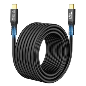 5M USB C Extension Cable 240W/20Gbps USB 3.2 Gen2 48V/5A PD3.1 4K@60Hz Male - Picture 1 of 7