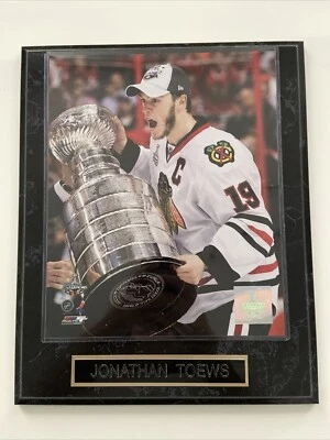 Placa Jonathan Toews Chicago Blackhawks Stanley Cup com foto 8x10 - Imagem 1 de 3