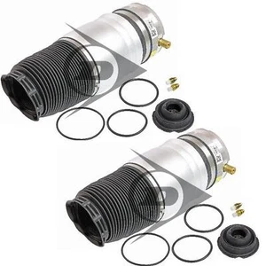 FOR AUDI Q7 CAYENNE VW TOUAREG 2 REAR SUSPENSION AIR BAGS SPRINGS GENUINE DUNLOP - Picture 1 of 23