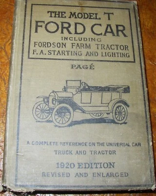 Coche Ford Modelo T 1915 1916 1917 1919 reparación y funcionamiento ilustrado ¡RARO!! Foto 1 de 3