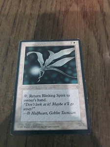 Tarjeta Magic The Gathering Blinking Spirit Magic The Gathering 1995 White Creature de colección - Imagen 1 de 2