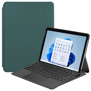 Hülle für Microsoft Surface 8 Pro 13 Zoll Smart Cover Auto Sleep/Wake Dunkelgrün - Bild 1 von 5