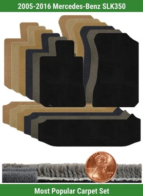 Juego de alfombrillas Ultimat personalizadas para Mercedes-Benz SLK350 2005-2016 (3 piezas) #YBB Foto 1 de 4