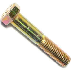 014973253530 Grade 8 Coarse Hex Cap Screws, 1/2-13 x 2-3/4, Piece-25, Yellow - Picture 1 of 1