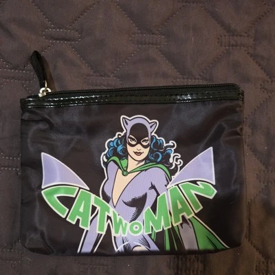 Catwoman Makeup or Cosmetic Bag, Pouch - Gotham Girls DC Comics - Batman - Image 1 of 4