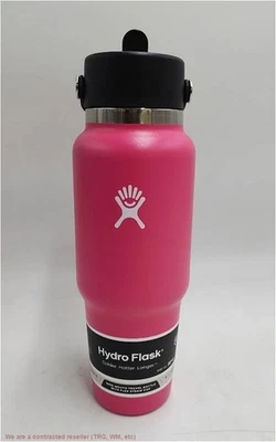 Botella de agua de viaje Hydro Flask 32 oz boca ancha flexible portavasos Zinnia apto para Foto 1 de 2