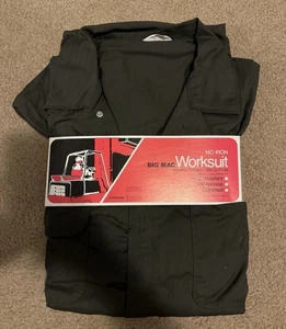 Vintage 70s Big Mac JCPenney 44L Herren Grün Worksuit Overall Talon Zipper Tall - Bild 1 von 2