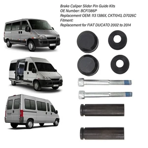 Brake Caliper Repair Kits Brake Caliper Slider Pin Guide Kits D7026C Front - Picture 1 of 12