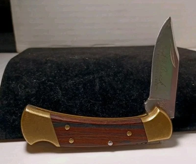 HOYT BUCK 112 FOUNDER’S EDITION SIGNED KNIFE - USA 2006- Knife Only - Image 1 of 4