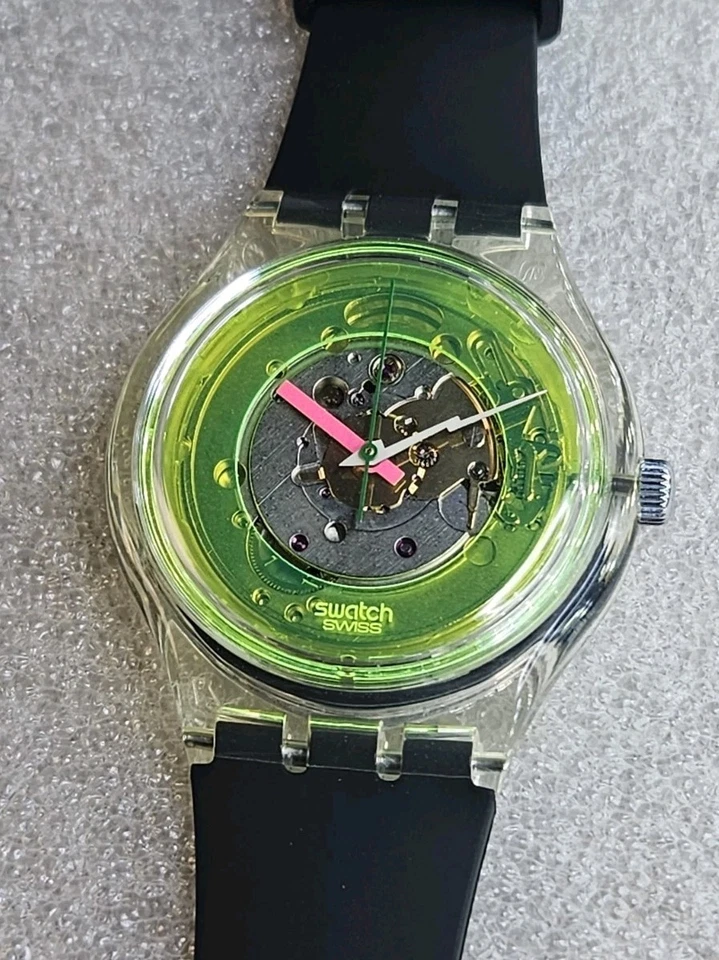 🇨🇭 Swatch Techno Sphere GK101 AUTOMATIC CONVERSION VINTAGE  - Immagine 1 di 4