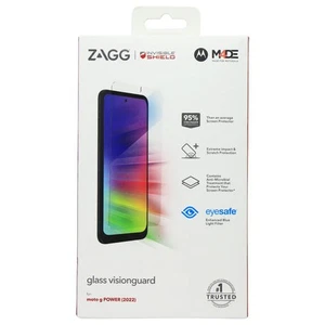 Zagg Protection Invisible Verre Visionguard Écran pour Moto G Puissance (2022) - Photo 1 sur 1