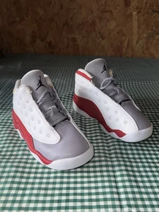Nike Air Jordan Retro Grey Toe 2014 White Red Grey Größe 8C - Bild 1 von 11