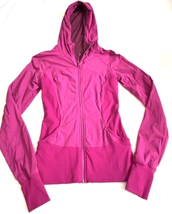 Lululemon Jacket in Flux Hoodie Purple Reversible Women's Size 6 Zip-up Jacket - Picture 1 of 9