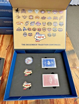 National Finals Rodeo NFR 2025 Souvenir Box with Cards, Coin, Pins - NO TICKETS
