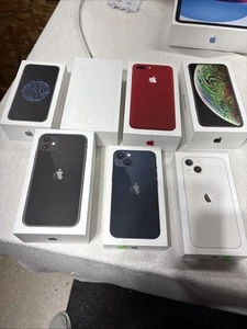 Apple boîte vide lot de 7 boîtes iPhone excellent état - Photo 1 sur 17