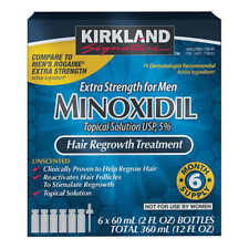Kirkland Minoxidil 5% Soluzione Topica per la Ricrescita dei Capelli - 6 x 60ml