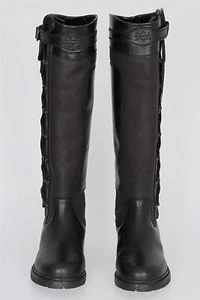 Bow & Arrow Kingston Women Long Boots Horse Riding Country Boots Ladies - Black - Picture 1 of 6