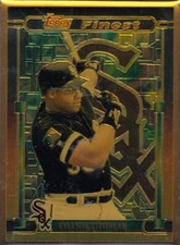 1995 Frank Thomas Topps Finest Chromium BRONZE METAL Card #6 - White Sox READ